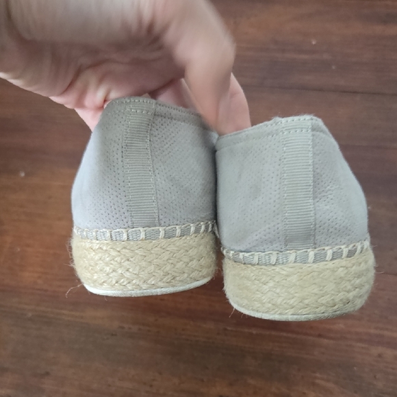 Dr. Scholl's Gray Espadrille Slip-Ons with Minimalist Design - Picture 6 of 7